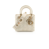 Christian Dior Small ABC Lady Dior White